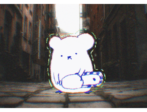 bluepencil39 giphyupload hamster assassin chainsaw GIF