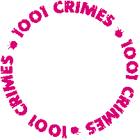 1001crimes podcast roda girando 1001 Sticker