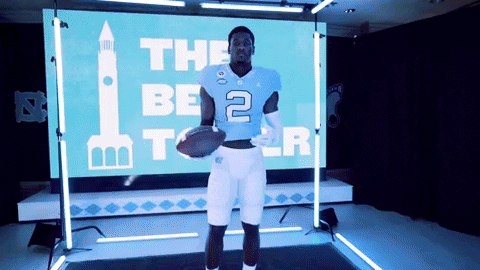 North Carolina Football GIF by UNC Tar Heels