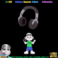 Character Headphones GIF by Zhot Music