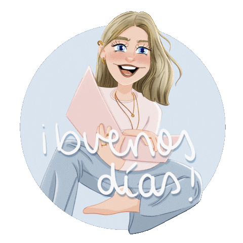 Happy Illustration Sticker