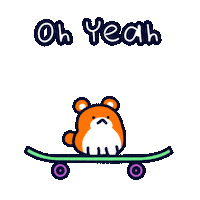 Happy Oh Yeah Sticker