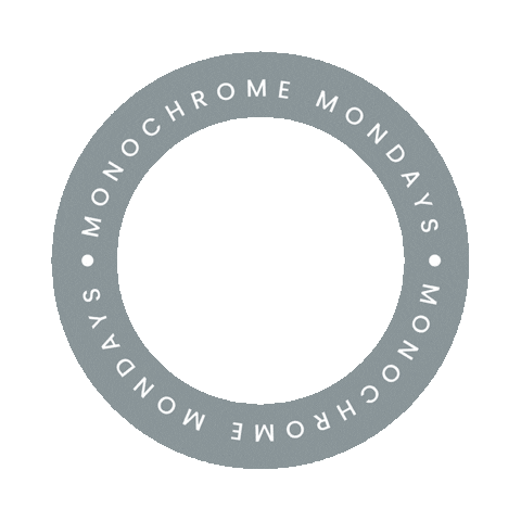 Monday Monochrome Sticker by Studio Wodehouse