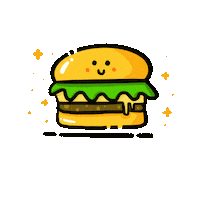 Ponulart burger faniatmaja Sticker