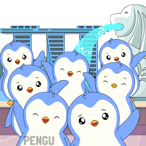 Wave Hello GIF by Pudgy Penguins