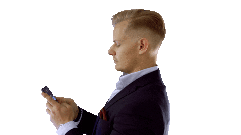 Skillisch giphyupload typing handy ruben Sticker