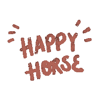 Annefloormensink horse gerrit happyhorse slvrlining Sticker