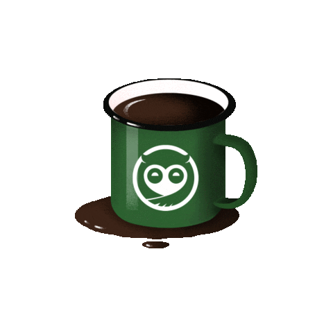 Sleepy_Owl_Coffee giphyupload Sticker