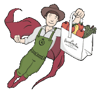 bringmirbio essen gesund lieferservice bioprodukte Sticker
