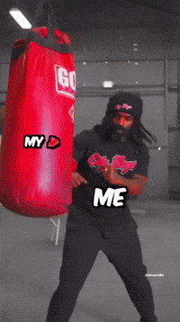 HoodvilleShop beat meat punching bag city boys GIF