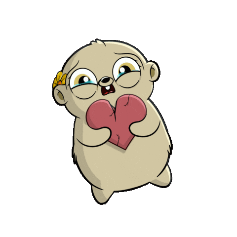 Broken Heart Wow Sticker by Fugz Official