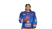 Ice Hockey Kiss Sticker by UNIS Flyers