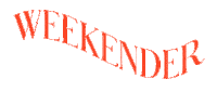 Weekender Sticker by Coveteur