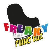 freakypianobar arnhem oubaha beheer korenmarkt freaky piano bar Sticker