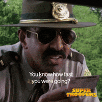 Speeding Super Troopers GIF by Searchlight Pictures