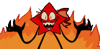 Fire Rage Sticker