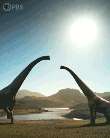Walking With Dinosaurs Landscape GIF by PBS