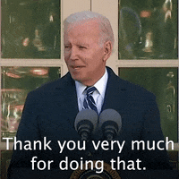Joe Biden Thank You GIF by The Democrats