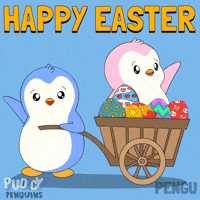 Easter Eggs Penguin GIF by Pudgy Penguins