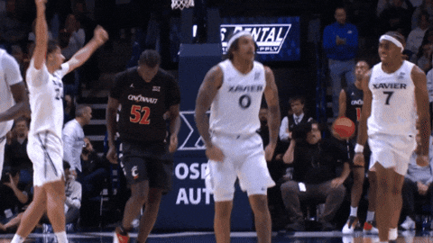 Celebration Flex GIF by Xavier Men's Basketball