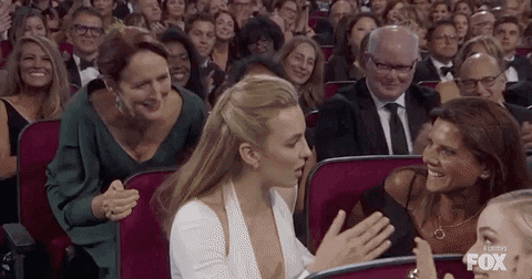 Jodie Comer Hug GIF by Emmys