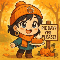 Pumpkin Pie Hana GIF by Persona