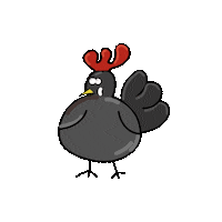 Chickens_gang chicks chickens poule babette Sticker