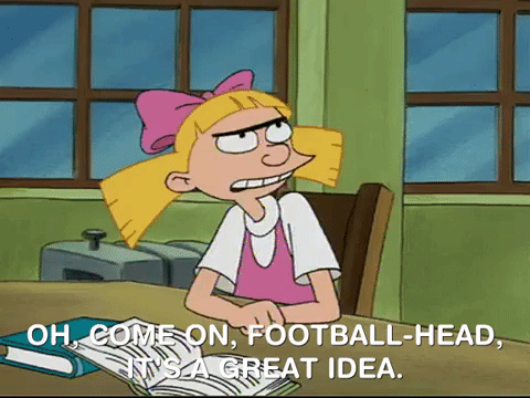 hey arnold nicksplat GIF