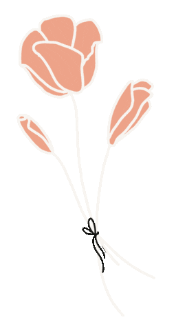 Flower Orange Sticker