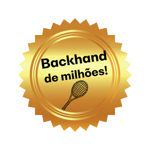 fasttennisbrasil bh backhand belvedere fasttennis Sticker