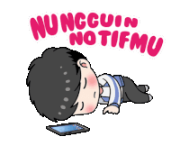 animation notice me Sticker