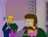 Scared Season 3 GIF by The Simpsons