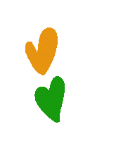 In Love Hearts Sticker