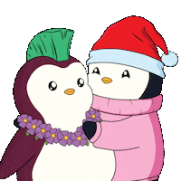 I Love You Kiss Sticker by Pudgy Penguins