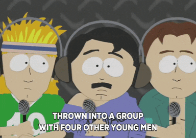 awkward recording studio GIF by South Park 