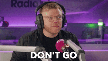 Rob Beckett Dont Go GIF by AbsoluteRadio