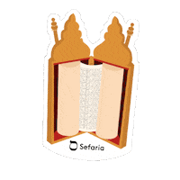 SefariaProject jewish jew scroll hebrew Sticker