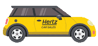 HertzCarSales dealership hertz car dealership car shopping Sticker