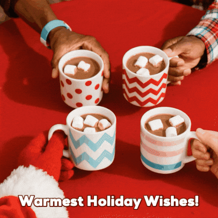 Christmas Party Toast GIF by MidwestHubTV