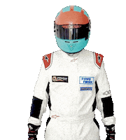 RobinRenzRacing racing waving motorsport racer Sticker