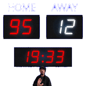 12 Away Sticker
