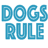 pet dogs rule Sticker by teddytakesthecity