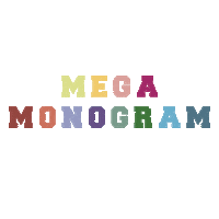 Bags Monogram Sticker by misela