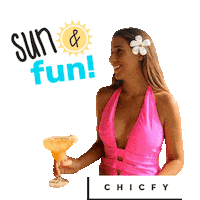 happy fun Sticker by Chicfy
