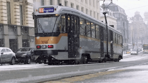 Snow Brussels GIF by STIBMIVB