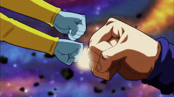 Dragon Ball Fist Bump GIF by TOEI Animation UK