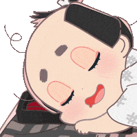 shu-cream sleep oshiri momomanji momomancomics Sticker