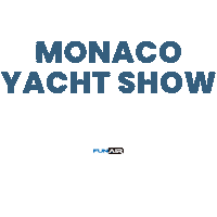 Boat Show Monaco Sticker by FunAir