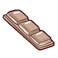 entrelacoestudio food chocolate candy planner Sticker