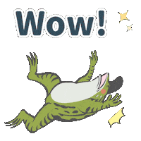 Japanese Art Wow Sticker
